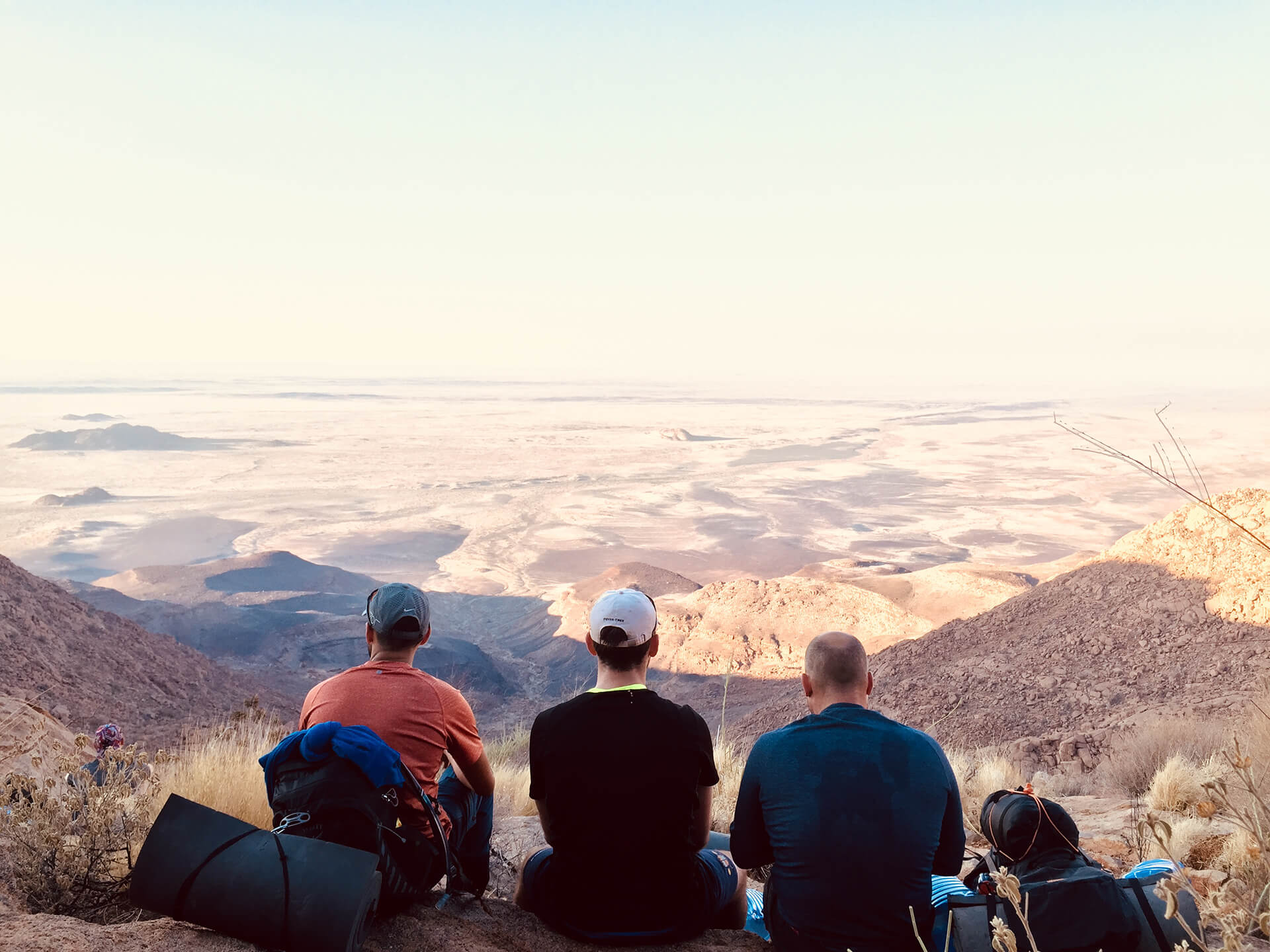 Enjoying the landscape of Brandberg / Namibia