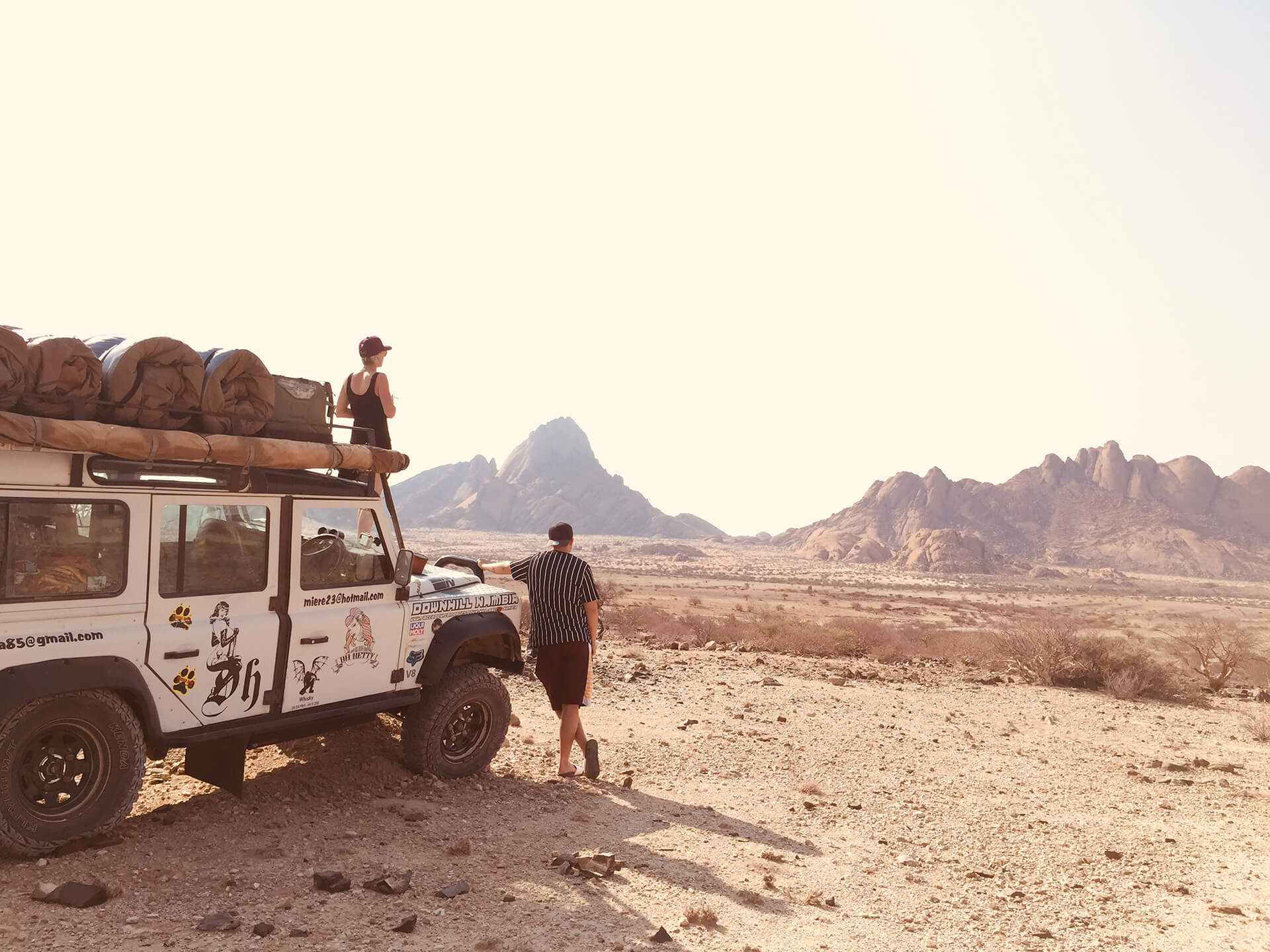 Landscape of Spitzkoppe / Namibia